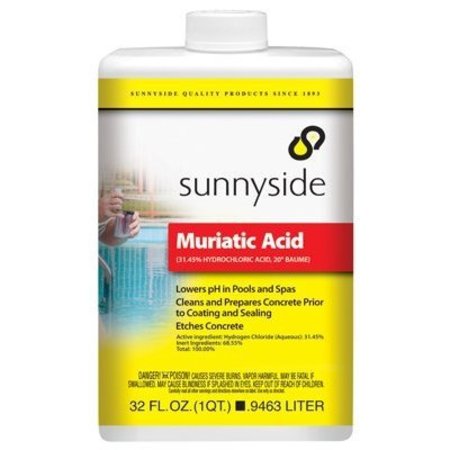 SUNNYSIDERPORATION QT Muriatic Acid 71032S